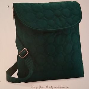 NWOT Vary You Backpack Purse